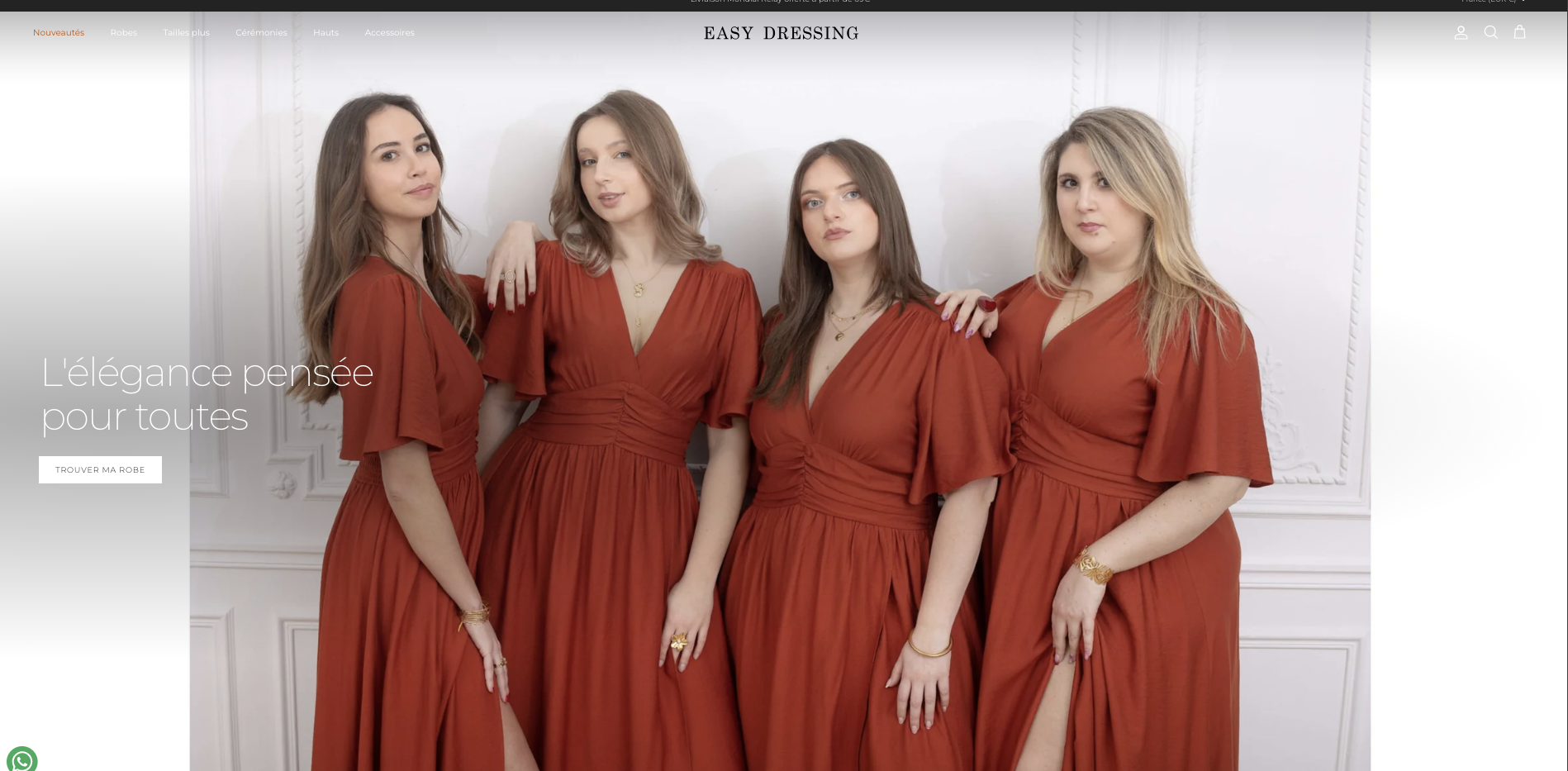 Migration WordPress vers Shopify pour Easy Dressing